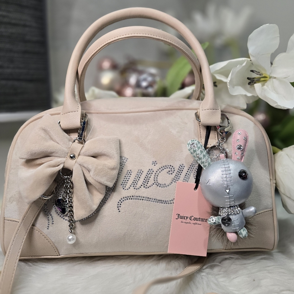 Juicy Couture Never A Dull Moment bag with Swarovski Crystal Authentic Mathilde